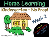 Home Learning Pack - Kindergarten - Week #2 - NO PREP! - D