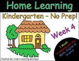 Home Learning Pack - Kindergarten - Week #4 - NO PREP! - D