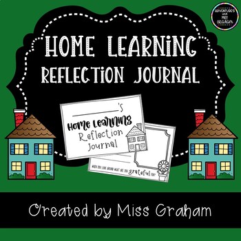 Preview of Home Distance Learning Reflection Journal