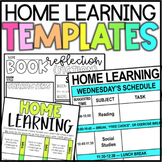 Home Learning Templates | FREEBIE