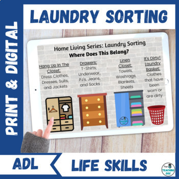 Preview of Home Living Series: Laundry Sorting