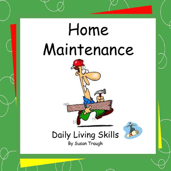 Preview of Home Maintenance - 2 Workbooks - Daily Living Skills