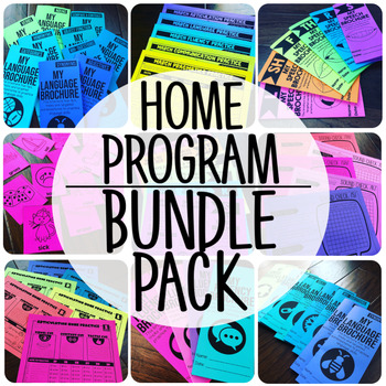 Preview of Home Program {Bundle Pack}