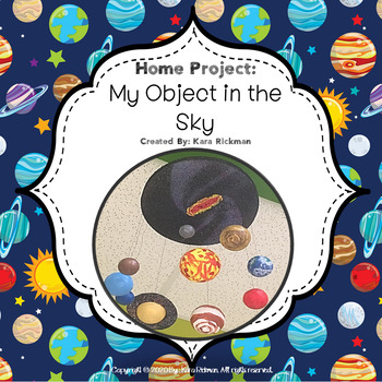 Preview of Home Project: My Object in the Sky
