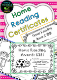Home Reading Certificates