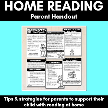 Preview of Home Reading Parent Handout
