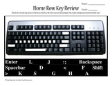 Home Row Key Study, Review and Test Bundle