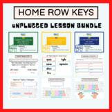 Home Row Keys Unplugged Typing- with Digital Version