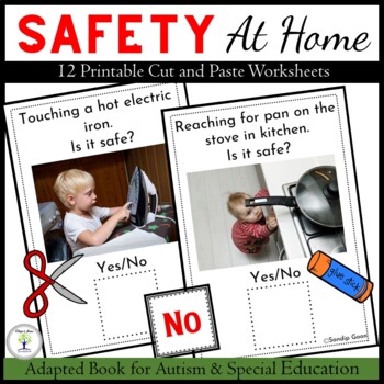 Preview of Home Safety Adapted Book for Autism and Special Education