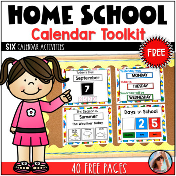 FREE Home School Calendar Toolkit by Carrie Lutz TpT