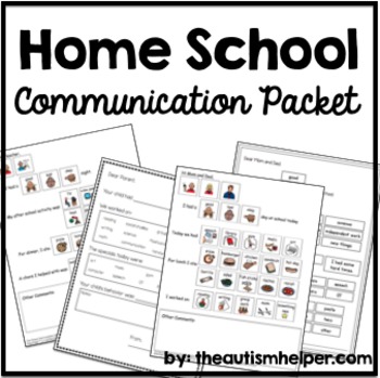 Preview of Home School Communication Packet