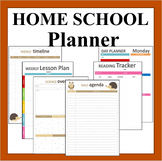 Home School Planner Book- Home School Lesson Planner- Teac