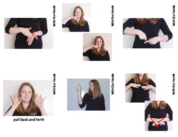 Preview of Home Series: Bathroom Sign Language (ASL) Vocabulary Cards