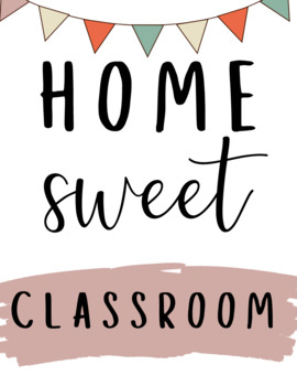 Preview of Home Sweet Classroom