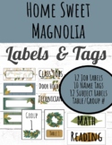 Home Sweet Magnolia Classroom Decor: EDITABLE LABELS AND TAGS