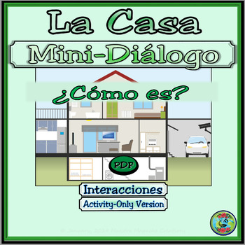 Preview of Home Topic Mini-Dialogue - Mini-Diálogo de Mi Casa