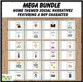 Home Themed Social Narrative Mega Bundle - featuring a boy