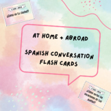 Home and Abroad Spanish Conversation Cards Flashcards IGCSE GCSE