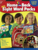 Home and Back With Sight Word Packs