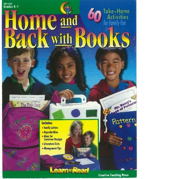 Preview of Home and Back with Books Take home Backpack activites