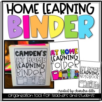 Preview of Home and Digital Learning Binder