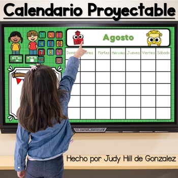 Preview of Spanish digital calendar