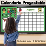 Interactive Calendar in Spanish ppt
