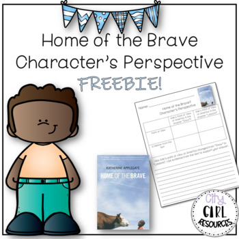 Preview of Home of the Brave: Character's Perspective FREEBIE