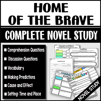 Home of the Brave by Katherine Applegate Novel Study Complete | TPT