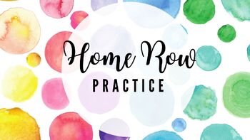 Preview of Home row Typing Practice