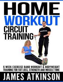 Preview of Home workout circuit training 6 week exercise band workout & body ...