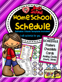 HomeSchool Schedule Poster, Cards and more