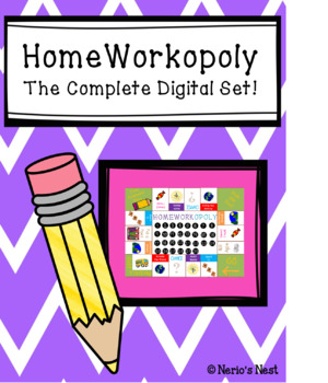 Preview of HomeWorkopoly The Complete Digital Set!