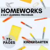 HomeWorks Kindergarten Printable At Home Learning Program