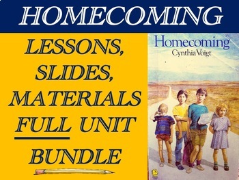 Preview of Homecoming Full Unit BUNDLE Lessons, Slides, & Materials (Entire Marking Period)