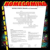 Homecoming Crossword Puzzle