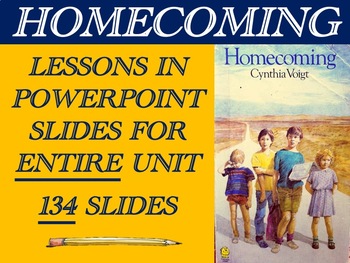 Preview of Homecoming Lessons in PowerPoint Slides for Full Unit