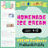 Homemade Ice Cream - STEM / STEAM Project - Chemistry, Cat