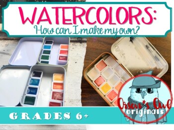 Preview of Homemade watercolors