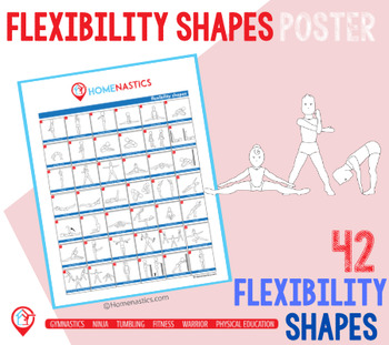 Preview of Homenastics Flexibility Shapes Posters