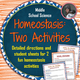 Homeostasis Activities