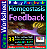 Homeostasis & Feedback Mechanisms - Living Environment Biology Worksheet