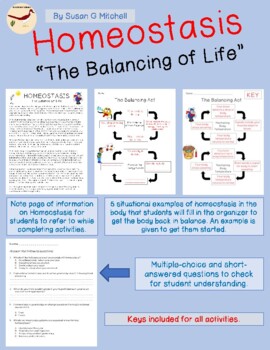 Preview of Homeostasis - "The Balancing of Life"