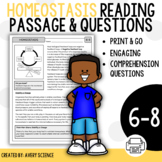 Homeostasis and Feedback Loops Reading Passage and Questions