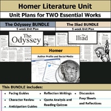 Homer Classic Epics Literature Unit - The Odyssey and The Iliad