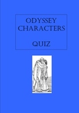 Homer Odyssey Characters: Quiz (bell ringer, warm-up, exit