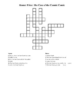 Homer Price Crossword Puzzles Ch 1 6 by Flair for the Grammatic
