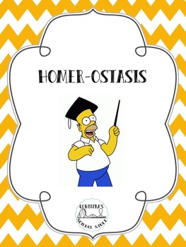 Preview of Homer-ostasis (Homeostasis Lab)