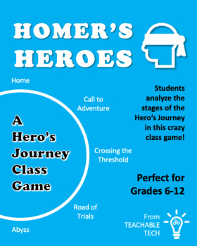 Preview of Homer's Heroes - Hero's Journey Class Game