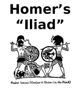 Preview of Homer's ILIAD Student Reading Journal